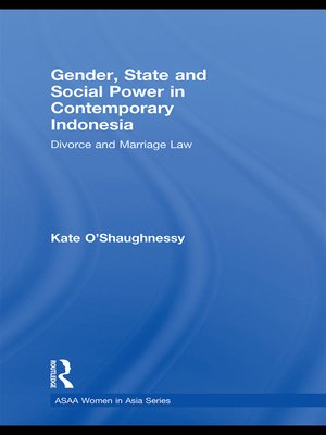cover image of Gender, State and Social Power in Contemporary Indonesia
